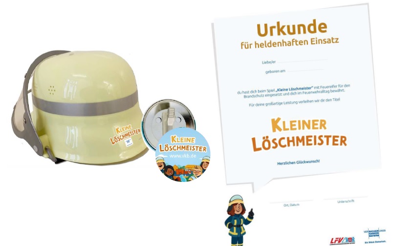Brandschutz ist ein Kinderspiel

Unsere Kleine L&ouml;schmeister-App sorgt f&uuml;r mehr Sicherheit und macht riesig Spa&szlig;. Eure Kinder lernen spielerisch den Feuerwehralltag kennen und ganz nebenbei, wie sie sich bei einem Brand richtig verhalten. Sobald der goldene Feuerwehrhelm im Spiel freigeschaltet wurde k&ouml;nnt Ihr Euch Eure Urkunde und Euren Feuerwehrhelm bei uns abholen!
www.heene-versicherungen.de
Florian Schutz,Florian Paket, Landesfeuerwehrverband Bayern,Versicherungskammer Bayern, bayerische Versicherungskammer, Generalagentur Hilmar Heene, Sparkasse N&ouml;rdlingen, Sparkasse, N&ouml;rdlingen, Landesbrand, Versicherung, Kuhgasse, Versicherungsb&uuml;ro, Florian Schutz, Florian Paket,  Landesfeuerwehrverband Bayern,Versicherungskammer Bayern, bayerische Versicherungskammer, Generalagentur Hilmar Heene, Sparkasse N&ouml;rdlingen, Sparkasse, N&ouml;rdlingen, Landesbrand, Versicherung, Kuhgasse, Versicherungsb&uuml;ro, Freiwillige Feuerwehr